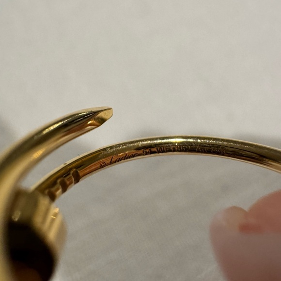 Gold Juste Un Clou Ring Cartier - Picture 8 of 8